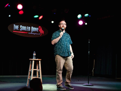 The Soiled Dove Underground in Denver. Debut of my new shirt with lil anchors on it (keeps me grounded).