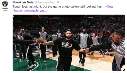 been following the Nets on twitter for a while now and it looks like they&rsquo;ve finally worked through all the stages of grief, arriving at &ldquo;acceptance&rdquo; just in time for the end of the season.