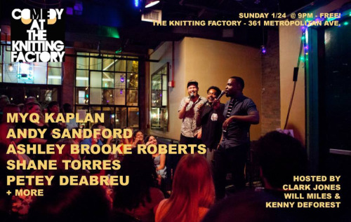 Brooklyn: you’ve been inside too long. You need to go to this show.