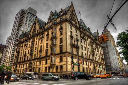 timtalksfuckted:
Today it rained at work for most of the day. I was soaked head to toe and wanted to leave. I was just about to leave when one Russian woman walked on the bus and said “I want to see Dakota building, is very important”.  I explained to her that it was going to rain. She wasn’t dissuaded. We sat on the top of the bus, just her and I, while it poured. I offered her a rain poncho. She refused. I told her all about the building. She sat emotionless through the entire thing. We passed the building. She looked, smiled briefly, and took no photos. About two blocks later she says “I work for woman for many years in Moscow. Wealthy, brutal woman. She treat worker like slave, beat us, make us work sometimes no pay. Her husband say one girl pretty, she fire girl, lie say she steal so she can’t get another job. She knew workers were desperate. Made us beg for our pay. In the end I leave her. Evil woman. She come to America with her husband to buy apartment in this building, Dakota, premier building, John Lennon building. She brag all over town about this. She come here and they ask her for paper and interview her. They ask for more paper. (She starts smiling). Maybe she not as rich as she say. Maybe her husband lie to bank. Maybe in America she just a dog. (She laughs). Well anyway after while big ordeal they tell her no she can’t buy in building. She is devastated. She comes back to Russia and is fool to people. She fight with husband. He leave her for whore. One day she drink and take pill. Dead. I’m sorry you had to get wet but I wanted to see the building make her feel like dog. I wanted to see building that kill her. I always want to see it. Is beautiful building, Dakota, but not for me, I like California”. She hands me a crumpled five dollar bill and disappears down the street.
This is a hate-filled and yet heart-warmign tale by my friend and fellow comedian Tim Dillon. He does NYC bus tours as a day job and has so many incredible stories like this one. I strongly recommend that you follow Tim at timtalksfuckted. You can thank me later. Now I am going to find the woman from this story and ask her to marry me.